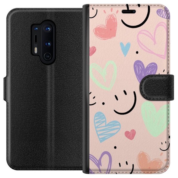 OnePlus 8 Pro Lompakkokotelo Sileä kuvio