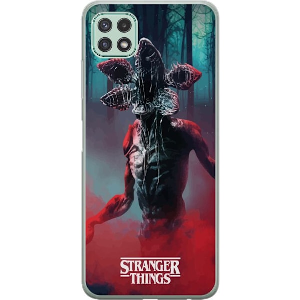 Samsung Galaxy A22 5G Genomskinligt Skal Stranger Things Monst