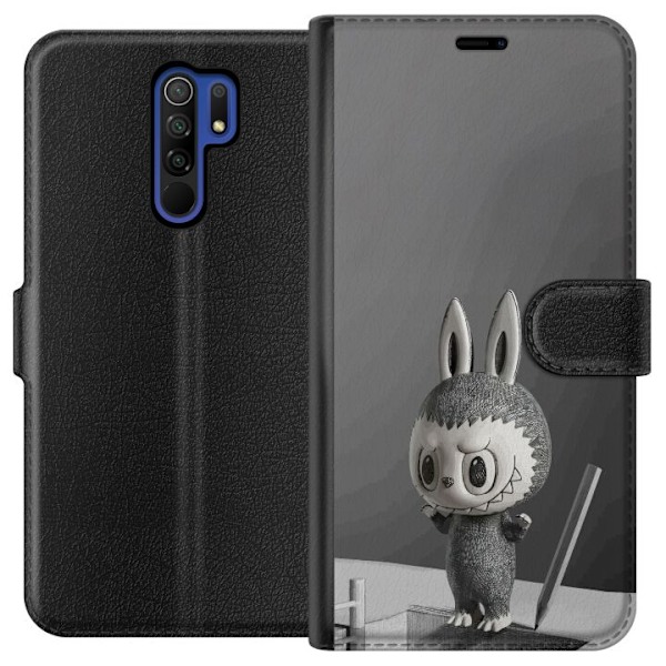 Xiaomi Redmi 9 Tegnebogsetui Pop Mart MEGA LABUBU LABUBU Sketch 1000%