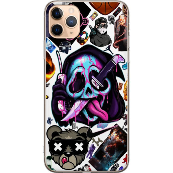 Apple iPhone 11 Pro Max Gennemsigtig cover Stickers
