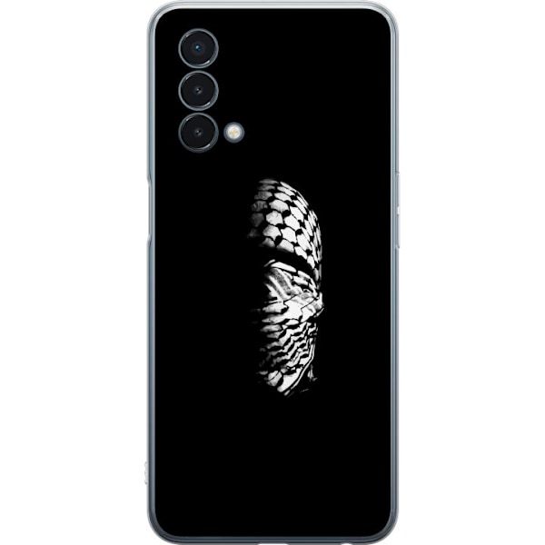 OnePlus Nord N200 5G Läpinäkyvä kuori Keffiyeh-kuviointi -