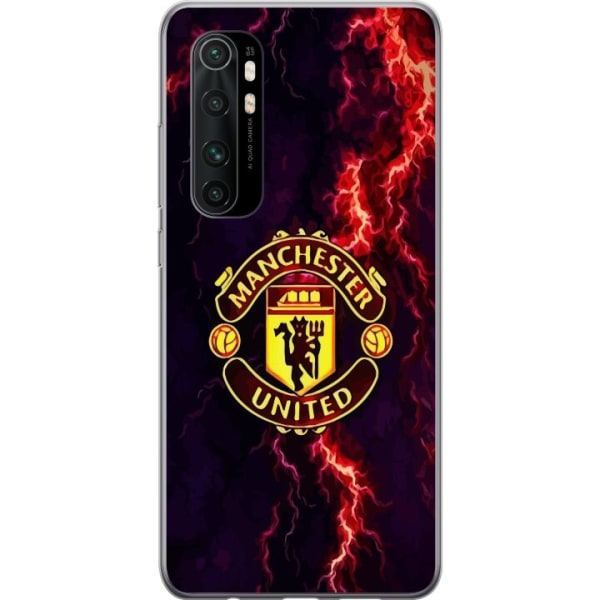 Xiaomi Mi Note 10 Lite Gennemsigtig cover Manchester United
