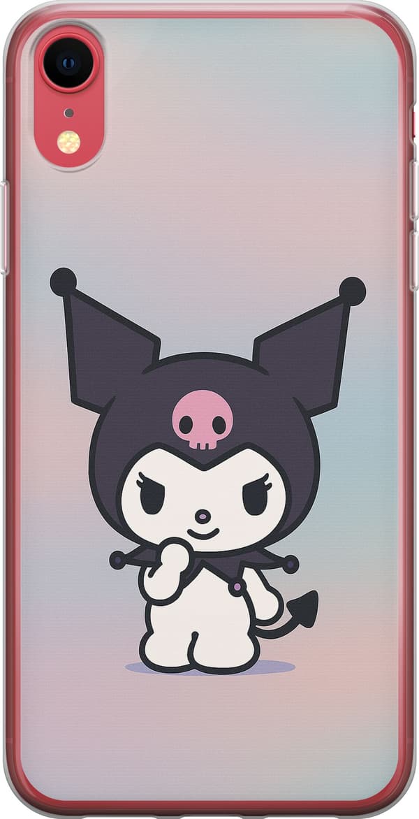 Kompatibelt Mobildeksel til Apple iPhone XR Kawaii Sanrio Kuromi