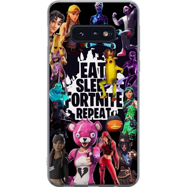 Samsung Galaxy S10e Läpinäkyvä kuori Fortnite