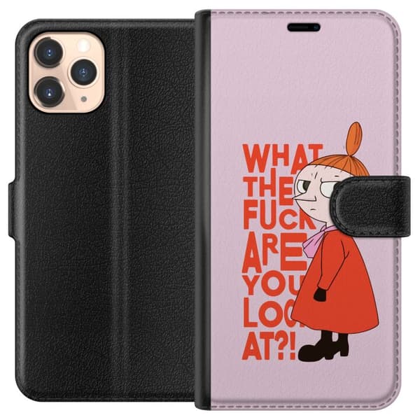 Kompatibel Tegnebogsetui til Apple iPhone 11 Pro Lilla My Förvånad pink