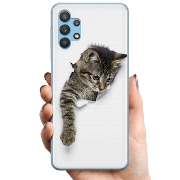 Samsung Galaxy A32 5G TPU Mobildeksel Katt
