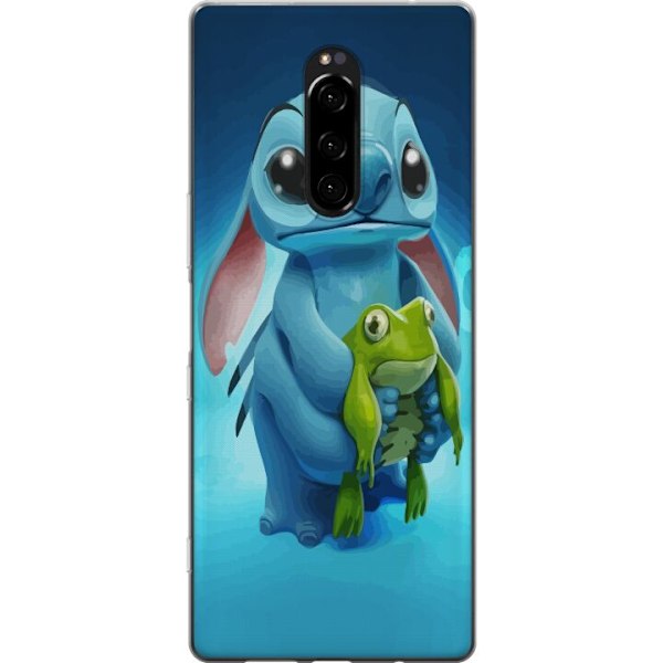 Sony Xperia 1 Gennemsigtig cover Stitch og frøen