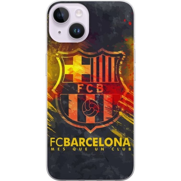 Apple iPhone 15 Gjennomsiktig deksel FC Barcelona