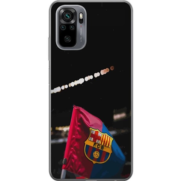 Xiaomi Redmi Note 10S Gennemsigtig cover FCB Barcelona