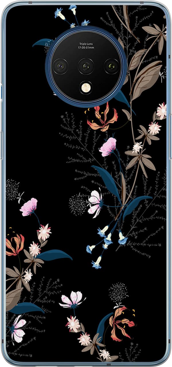 Kompatibelt Mobilskal till OnePlus 7T Blommor