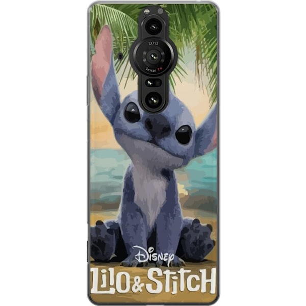 Sony Xperia Pro-I Genomskinligt Skal Stitch Kärleksfull – Med Hjärtan & Kawaii-känsla