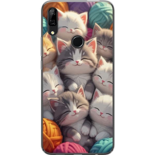 Kompatibelt Mobildeksel til Huawei P Smart Z Sovande kattungar beige