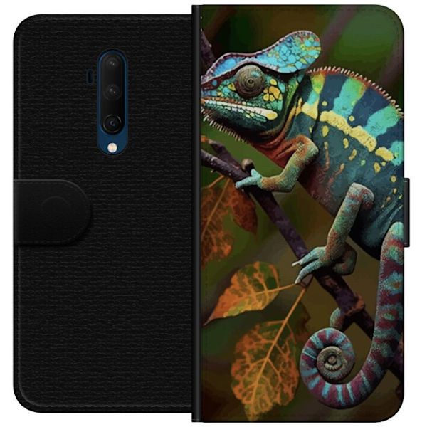OnePlus 7T Pro Tegnebogsetui Edderkop Grafisk Streetwear Design Dyremønster Moderne Bylivsstil Populært Motiv Kreativ Kunst Trend