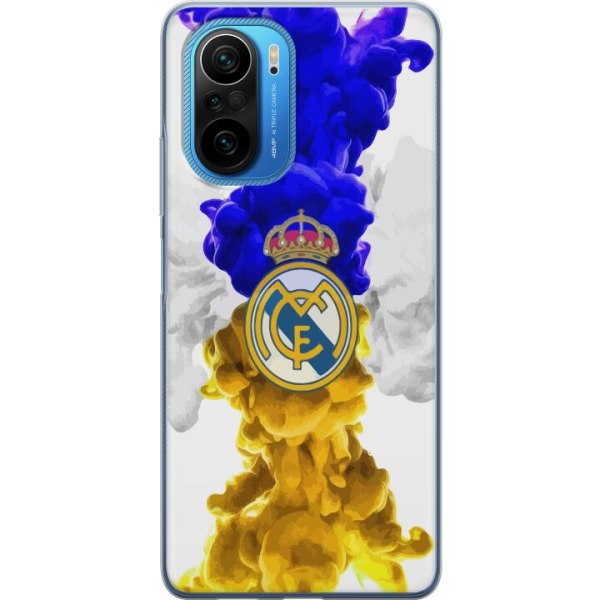 Xiaomi Poco F3 Gennemsigtig cover Real Madrid Farver