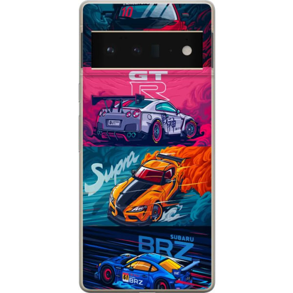 Google Pixel 6 Pro Läpinäkyvä kuori Subaru Racing