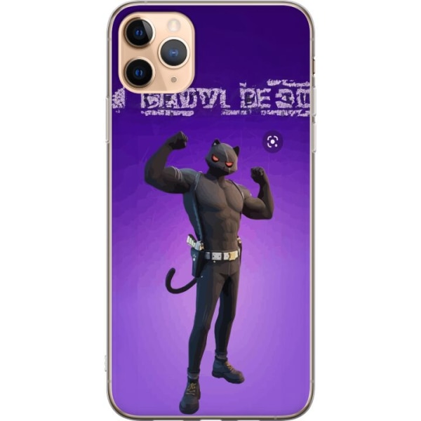 Apple iPhone 11 Pro Max Gennemsigtig cover Fortnite - Meowscle