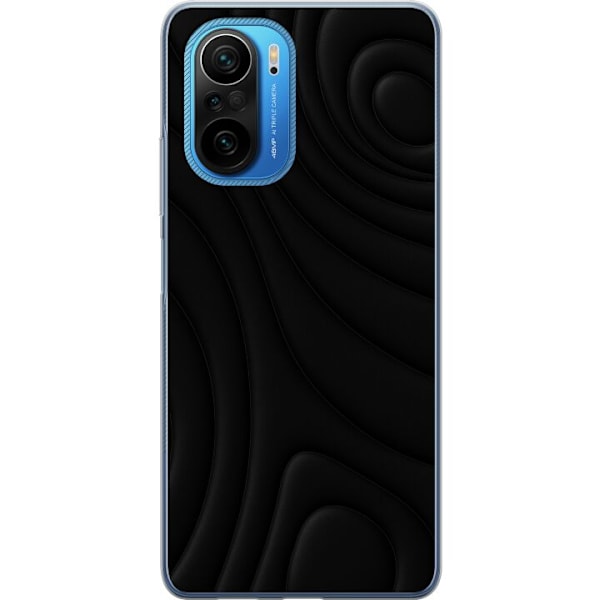 Xiaomi Poco F3 Läpinäkyvä kuori Tummat Aallot