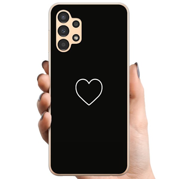 Samsung Galaxy A13 TPU Matkapuhelimen kuori Sydän