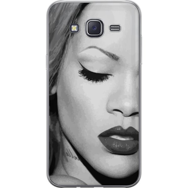 Samsung Galaxy J5 Läpinäkyvä kuori Rihanna – Aesthetic Ed