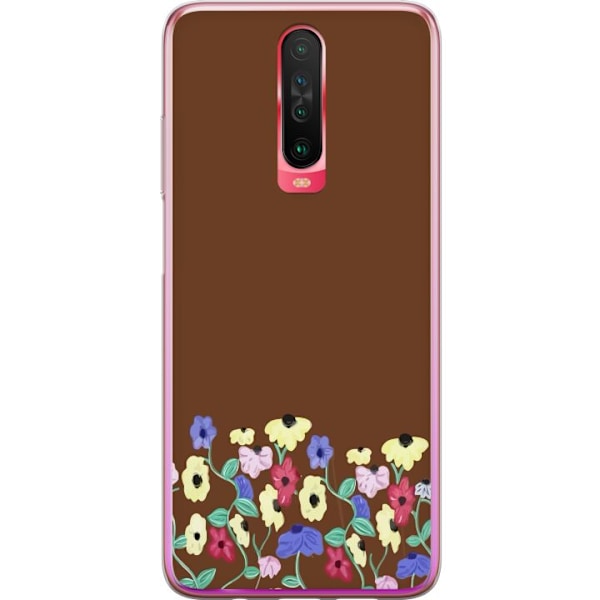 Xiaomi Redmi K30 Genomskinligt Skal Blommor