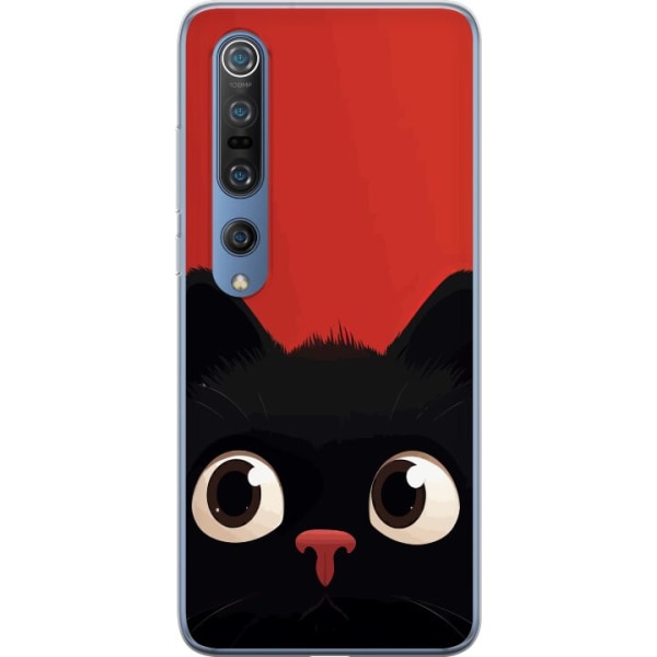 Xiaomi Mi 10 Pro 5G Gennemsigtig cover Livlig Kat
