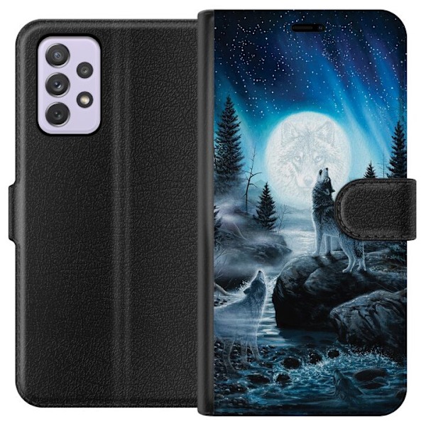 Samsung Galaxy A52s 5G Plånboksfodral Wolf / Varg