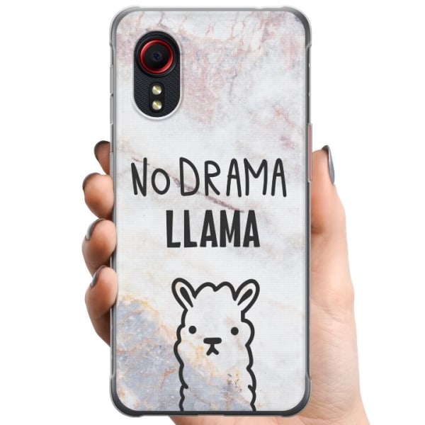 Samsung Galaxy Xcover 5 TPU Mobildeksel Llama Marble