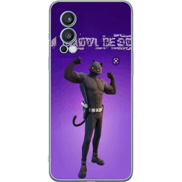 OnePlus Nord 2 5G Gennemsigtig cover Fortnite - Meowscles