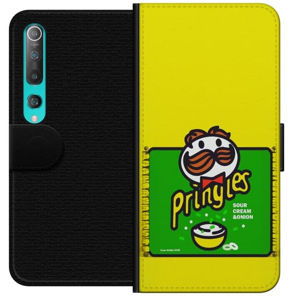 Kompatibel Tegnebogsetui til Xiaomi Mi 10 5G Pringles gul