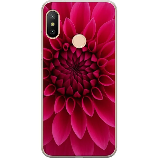 Xiaomi Redmi 6 Pro Gjennomsiktig deksel Rosecore