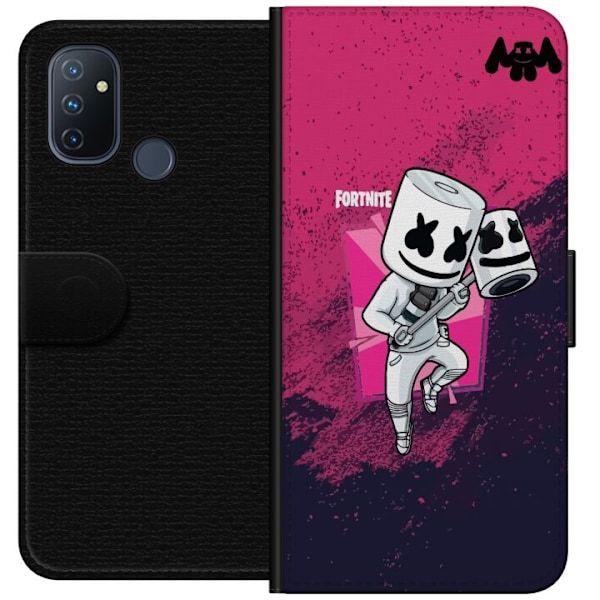 OnePlus Nord N100 Lompakkokotelo Marshmello Fortnite Skin Emot