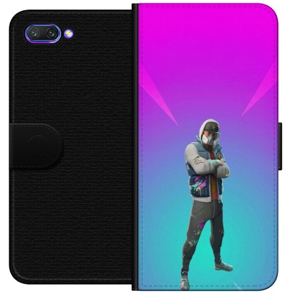 Honor 10 Tegnebogsetui sort ridder fortnite