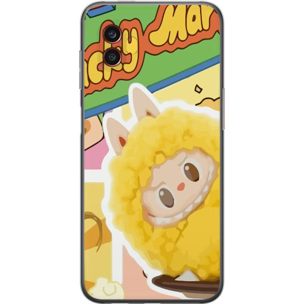 Samsung Galaxy Xcover6 Pro Läpinäkyvä kuori Labubu Wacky Mart Pop Mart -sarjan keräilyfiguuri Söpö Muotoilu Suosittu Teemalelu Sarja Luova Taide
