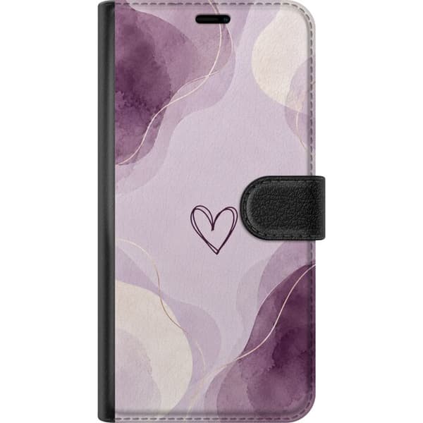 Kompatibelt Lommeboketui til OnePlus 11 Lavendelhjerte lila