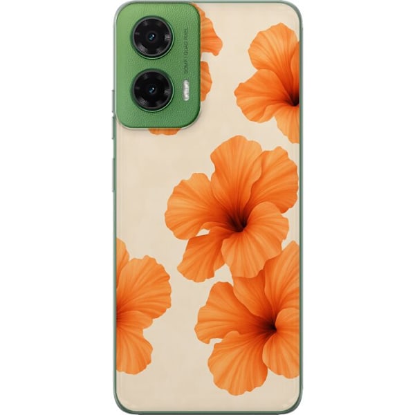 Motorola Moto G35 Gjennomsiktig deksel Papaya Punch