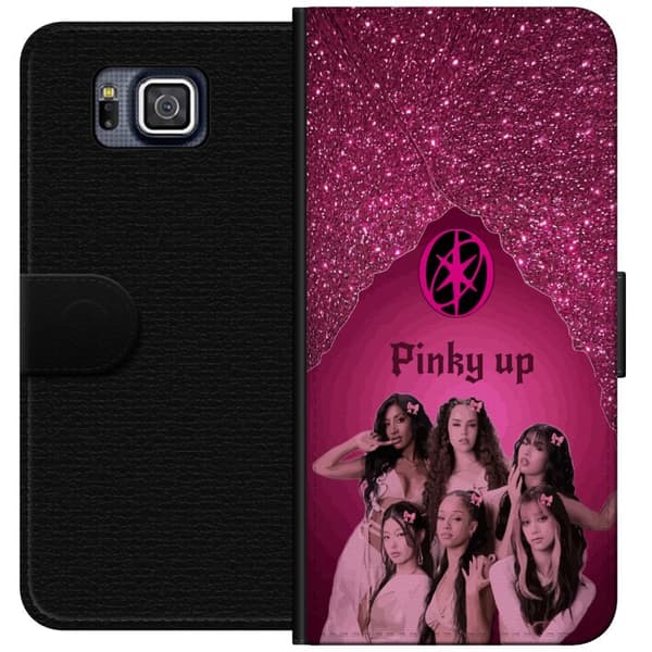 Kompatibelt Plånboksfodral till Samsung Galaxy Alpha KATSEYE Pinky Up rosa