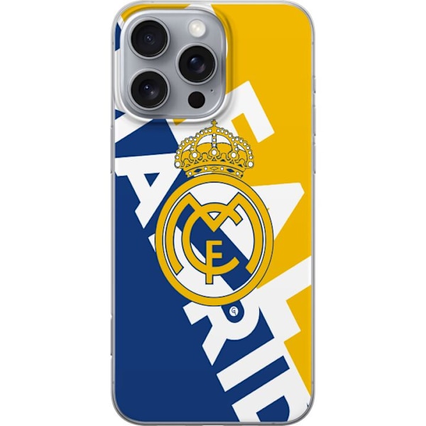 Apple iPhone 16 Pro Max Gennemsigtig cover Real Madrid