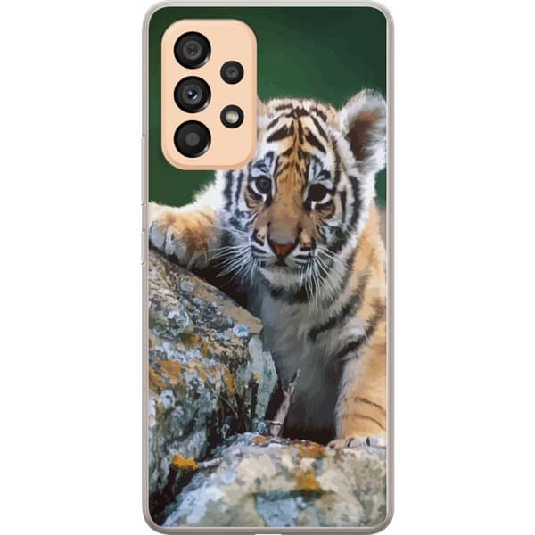 Kompatibelt Mobildeksel til Samsung Galaxy A53 5G Tiger
