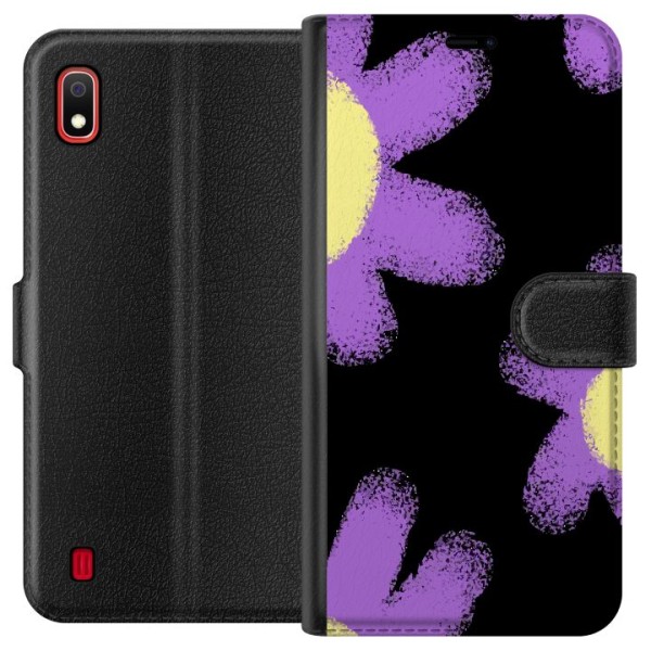 Samsung Galaxy A10 Lommeboketui Blomsterdrakt