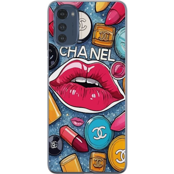 Motorola Moto E32s Genomskinligt Skal Chanel Lips