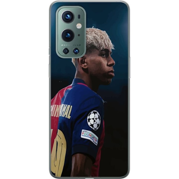 OnePlus 9 Pro Läpinäkyvä kuori Lamine Yamal - Barcelonan ih