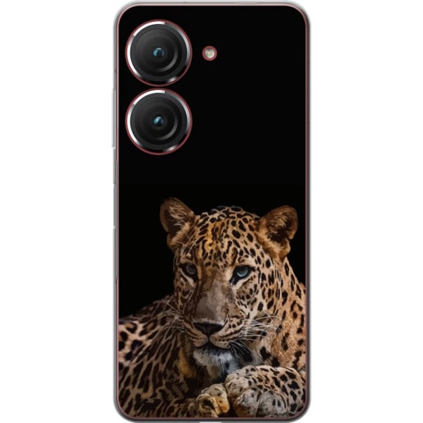 Asus Zenfone 9 Gjennomsiktig deksel Leopard