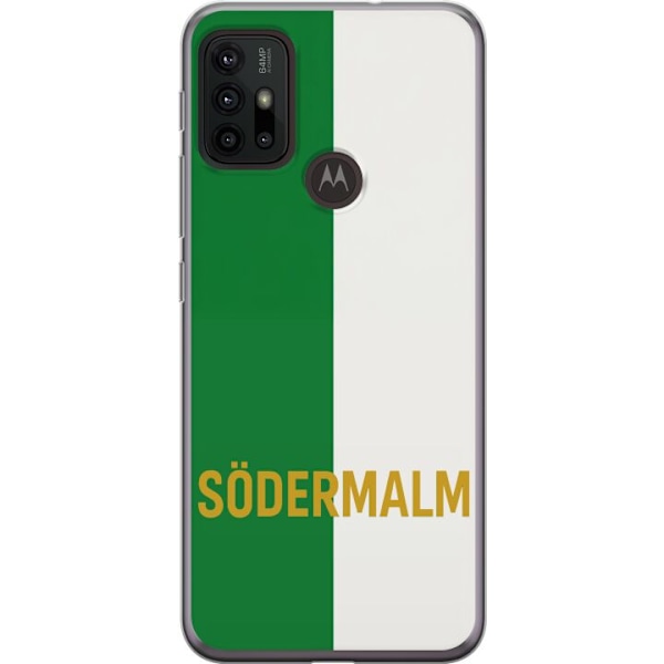 Motorola Moto G30 Läpinäkyvä kuori Södermalm - jalkapallo