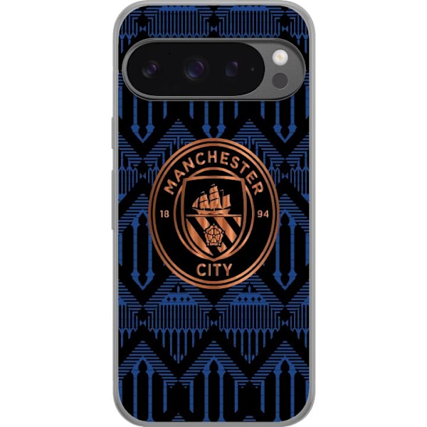 Google Pixel 9 Pro XL Gennemsigtig cover Manchester City