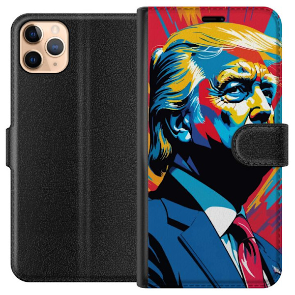 Apple iPhone 11 Pro Max Plånboksfodral Trump