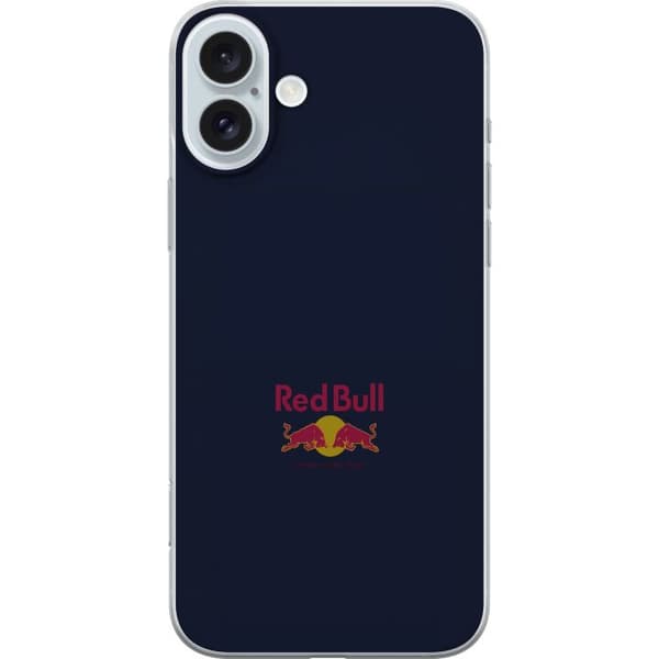 Kompatibelt Mobildeksel til Apple iPhone 16 Plus Minimalistiskt cupdesign med energidriktema blå