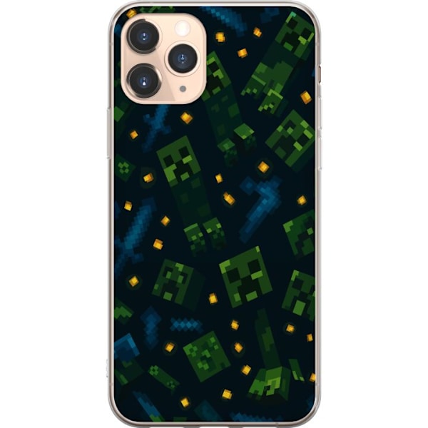 Apple iPhone 11 Pro Läpinäkyvä kuori Minecraft Dungeons Mob
