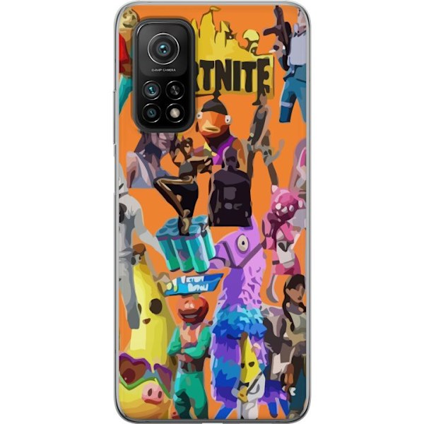 Xiaomi Mi 10T 5G Gennemsigtig cover Fortnite