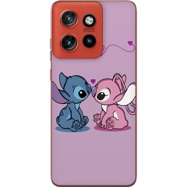 Motorola Edge 50 Neo Läpinäkyvä kuori Lilo & Stitch – Ang