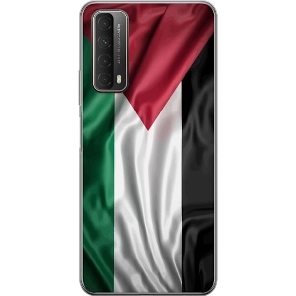 Huawei P smart 2021 Läpinäkyvä kuori Palestiinan lippu –